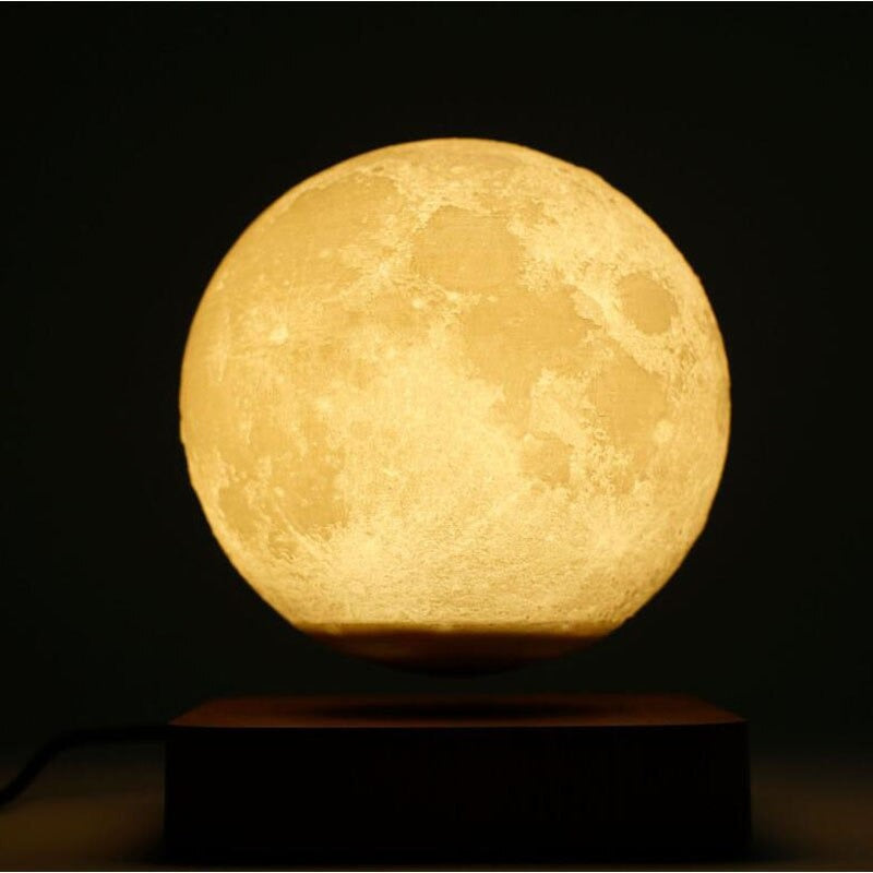brennende Mondlampe