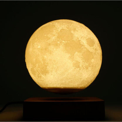 brennende Mondlampe