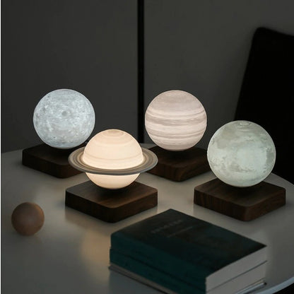 Mondlampe mit verschiedenen Farben und Formen