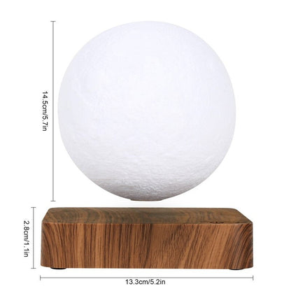 Mondlampe mit Abmessungen