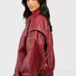 Vera - trendige rote damenjacke im oversize-fit