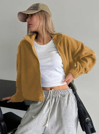 Jaila – kurze fleecejacke
