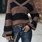 Din - gestreifter strickpullover