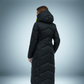 Exklusiver parka mit knopfverschluss