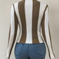 Julee – gestreifter rollkragenpullover