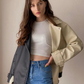 Maisie – einzigartige zweifarbige damenjacke mit modernem design