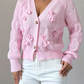 Mezzia – süße strickjacke mit schleife
