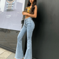 Mette – klassische schlagjeans für damen