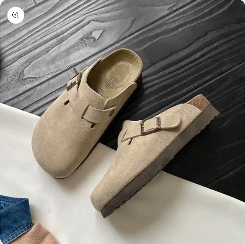Premium unisex leren boston-sandalen - stil und qualität in één