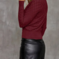Rita – karierter strickpullover