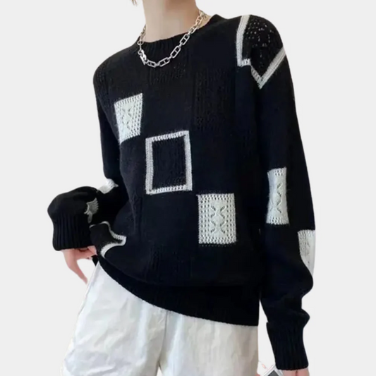 Eleganter damenpullover in luxuriöser qualität