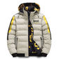 Warme daunenwinterjacke für männer