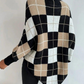 Lina | eleganter pullover mit hohem ausschnitt