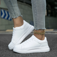 Amir - klassische weiße schnürschuhe für damen