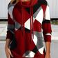 Vera | farbblockpullover mit kapuze