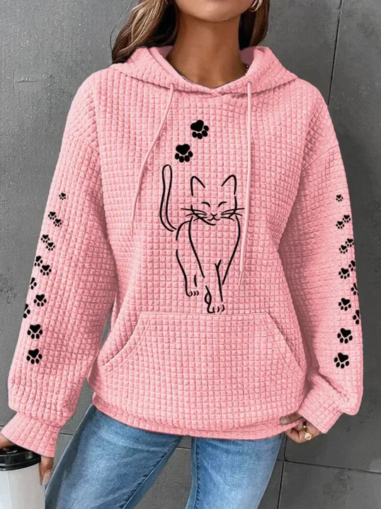 Maya l bequemer und warmer kapuzenpullover für damen
