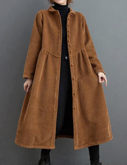 Zoëla – warmer und langer mantel für herbst und winter