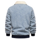 Tony - lässige bomberjacke aus jeansstoff