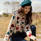 Vinny – wollpullover mit herzmuster