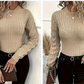 Holga - elegantes stricktop mit muster