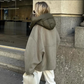 Matilda - lässige lockere damenjacke mit kapuze