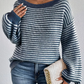 Athena - strickpullover mit abgesenkten schultern