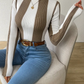 Julee – gestreifter rollkragenpullover