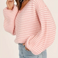 Olivgrün - strickpullover mit abgesenkten schultern