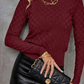 Rita – karierter strickpullover