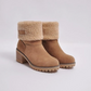 Warm gefütterte damenstiefel für den winter