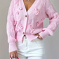 Mezzia – süße strickjacke mit schleife
