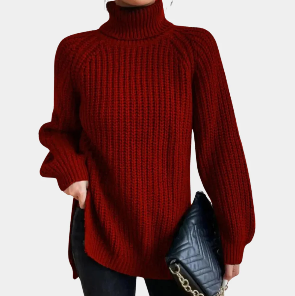 Madeleine – luxuriöser weicher rollkragenpullover für damen