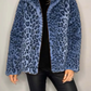 Pilaar - klassieke dames winterjas met luipaardprint