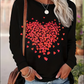 Iva | langarm-top mit herz-print
