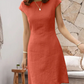 Elegantes sommerkleid mit zarten armeln