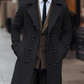 Eleganter herren-wollmantel für kühle tage