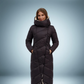 Exklusiver parka mit knopfverschluss