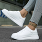 Amir - klassische weiße schnürschuhe für damen