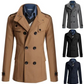 Herren-wintermantel - eleganter trenchcoat mit stehkragen und thermosiegel