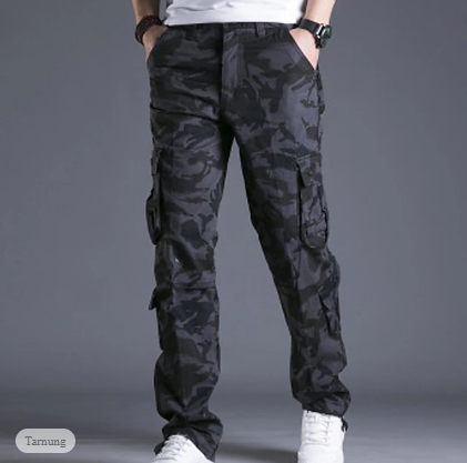 David – stylische cargohose für herren