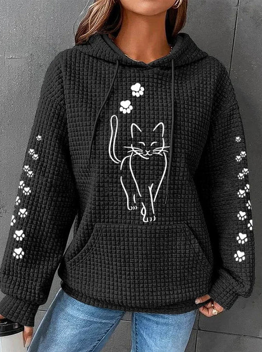 Maya l bequemer und warmer kapuzenpullover für damen