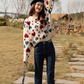 Vinny – wollpullover mit herzmuster