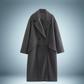 Exklusive trenchcoat-jacke