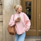 Violett - kuscheliger, herbstlich warmer damenpullover