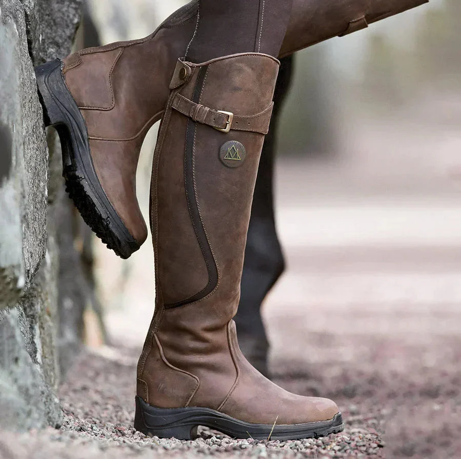 Wasserdichter damen-outdoorstiefel, robust und atmungsaktiv