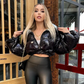 Aoife – stylische kurze pufferjacke mit steppmuster