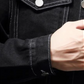 Darcio – winter-jeansjacke mit knöpfen für herren