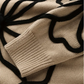 Kelsey – strickpullover mit blumenstickerei