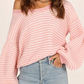 Olivgrün - strickpullover mit abgesenkten schultern