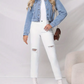 Rashana - kurze jacke aus baumwolldenim